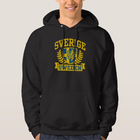 Sverige Hoodie (Voorkant)