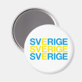 SVERIGE MAGNEET (Voorkant / Achterkant)