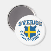 Sverige Magneet (Voorkant / Achterkant)
