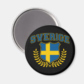 Sverige Magneet (Voorkant / Achterkant)