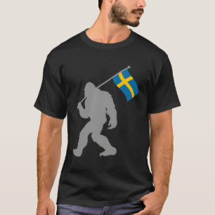 Sverige of Zweedse vlag op Zweden vlag T-shirt
