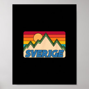 Sverige Reis naar Zweden Vriend Sverige Familie Va Poster