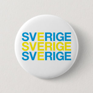 SVERIGE RONDE BUTTON 5,7 CM