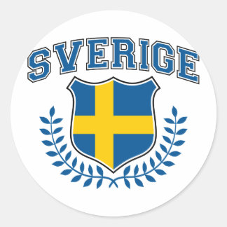 Sverige Ronde Sticker