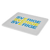 SVERIGE Vlag Snijplank (Hoek)