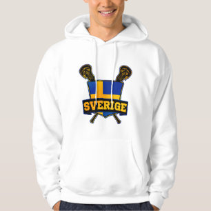 Sverige Zweden Lacrosse Hoodie