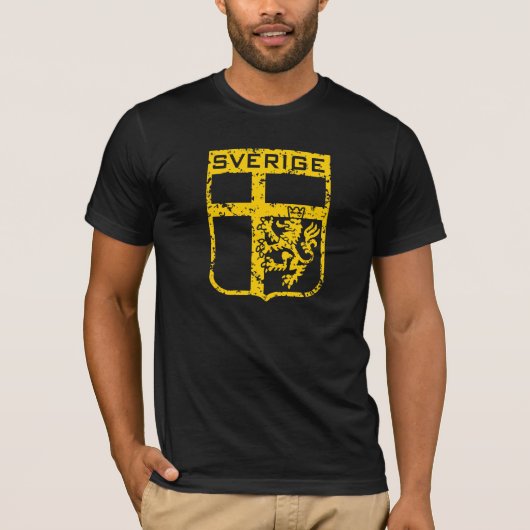Sverige Zweden T-shirt (Voorkant)