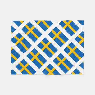 Sverige Zweden Zweedse vlag Fleece Deken