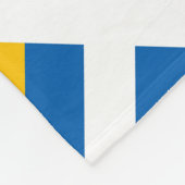 Sverige Zweden Zweedse vlag Fleece Deken (Hoek)