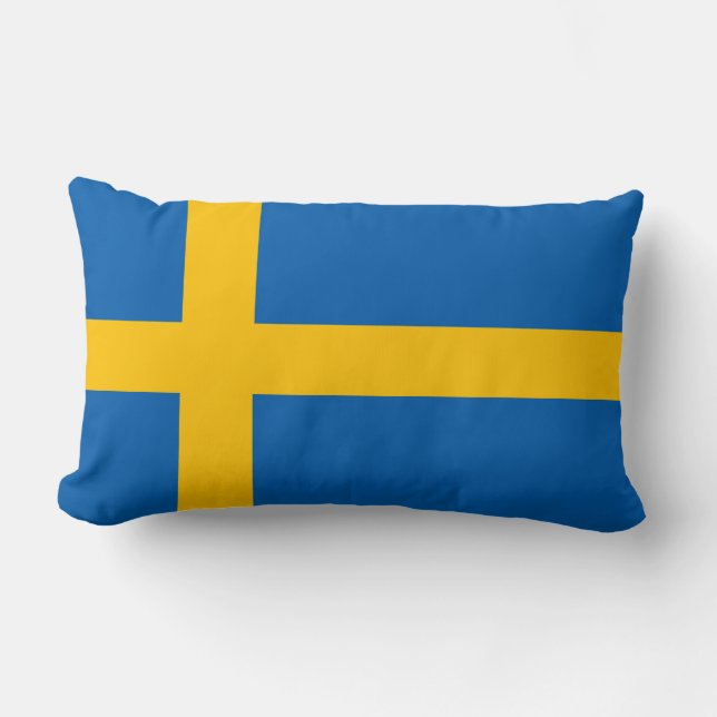 Sverige Zweden Zweedse vlag Kussen (Voorkant)