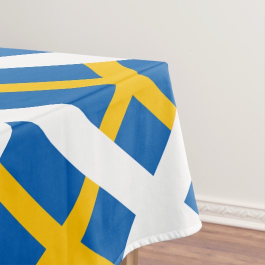 Sverige Zweden Zweedse vlag Tafelkleed (Voorbeeld)