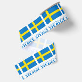 Sverige Zweedse Vlag Grosgrain Lint (Achterkant)