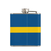 Sveriges Nationaldag Zweedse Nationale Dag Vlag Heupfles (Achterkant)