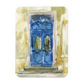 Sveta Mikhale kunst.  blauwe deur. Oekraïne Magneet (Verticaal)