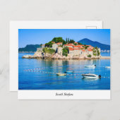 Sveti Stefan Briefkaart (Voorkant / Achterkant)