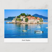 Sveti Stefan Briefkaart (Voorkant)