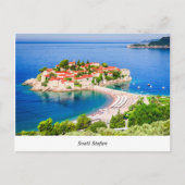 Sveti Stefan Briefkaart (Voorkant)