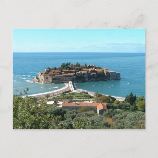 Sveti Stefan Briefkaart (Voorkant)