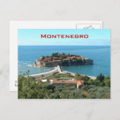 Sveti Stefan Briefkaart (Voorkant / Achterkant)