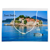 Sveti Stefan Budva Montenegro Groot Cadeauzakje (Voorkant)