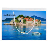 Sveti Stefan Budva Montenegro Groot Cadeauzakje (Achterkant)