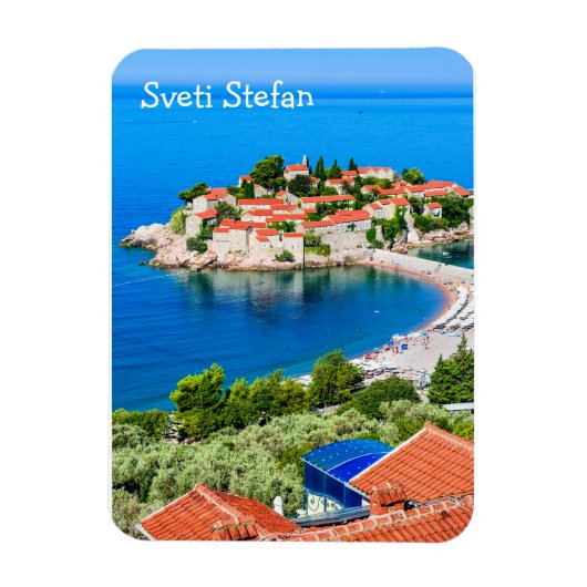Sveti Stefan eiland Montenegro Magneet (Verticaal)