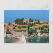 Sveti Stefan in Montenegro Briefkaart (Voorkant)