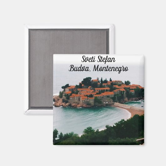 Sveti Stefan Magnet (Voorkant / Achterkant)