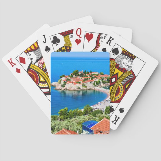 Sveti Stefan Pokerkaarten (Achterkant)