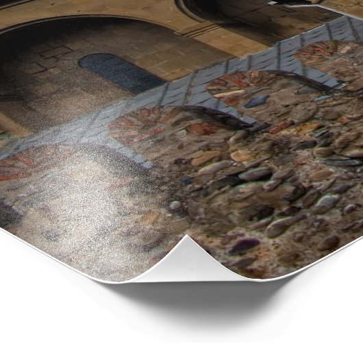 Svetistkhoveli klooster Mtscheta Georgië Foto Afdruk (Hoek)