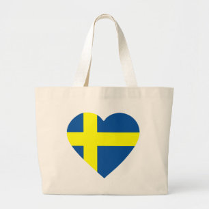 Svezia-hart. Grote Tote Bag