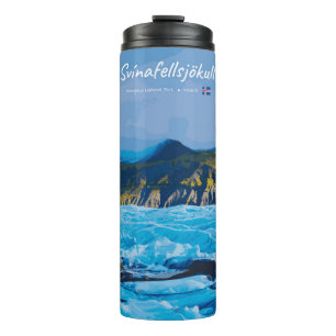 Svínafellsjökull, IJsland - Gletsjerzicht Thermosbeker