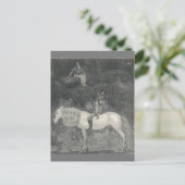 Svipdag spreekt met Thokk van John Bauer Briefkaart (Staand voorkant)