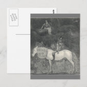 Svipdag spreekt met Thokk van John Bauer Briefkaart (Voorkant / Achterkant)