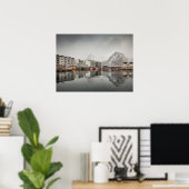 Svolvaer City Lofoten-eilanden Poster (Thuiskantoor)