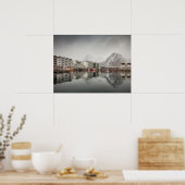 Svolvaer City Lofoten-eilanden Poster (Keuken)