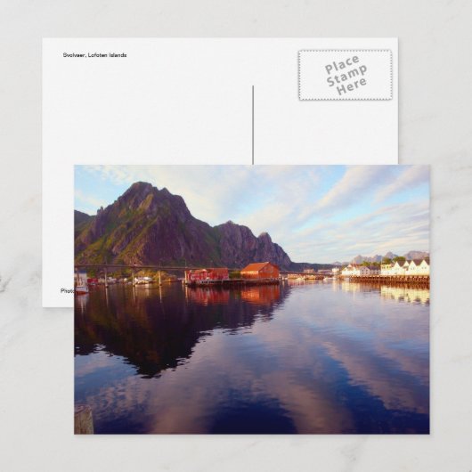 Svolvaer, Lofoten Briefkaart (Voorkant / Achterkant)