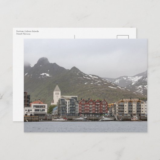 Svolvaer Lofoten Briefkaart (Voorkant / Achterkant)