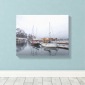 Svolvaer Lofoten Canvas Afdruk (Insitu (Houten vloer))
