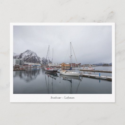 Svolvaer Lofoten-eilanden Briefkaart (Voorkant)