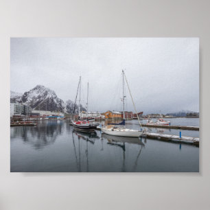Svolvaer Lofoten-eilanden Poster