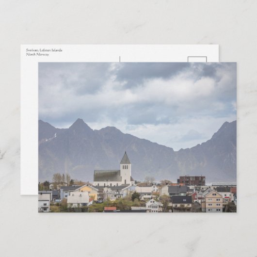 Svolvaer Lofoten Noorwegen Briefkaart (Voorkant / Achterkant)