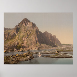 Svolvaer, Lofoten, Nord-Norge, Noorwegen Poster