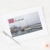 Svolvaer Lofoten Rechthoekige Sticker (Envelop)