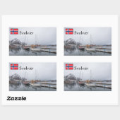 Svolvaer Lofoten Rechthoekige Sticker (Vel)