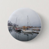 Svolvaer Lofoten Ronde Button 5,7 Cm (Voorkant)