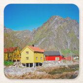 Svolvaer, Noorwegen Kartonnen Onderzetters (Voorkant)