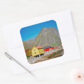 Svolvaer, Noorwegen Vierkante Sticker (Envelop)
