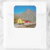 Svolvaer, Noorwegen Vierkante Sticker (Tas)