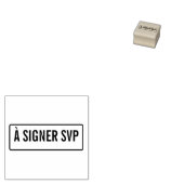 SVP TE ONDERTEKENEN RUBBERSTEMPEL (Gestempeld)